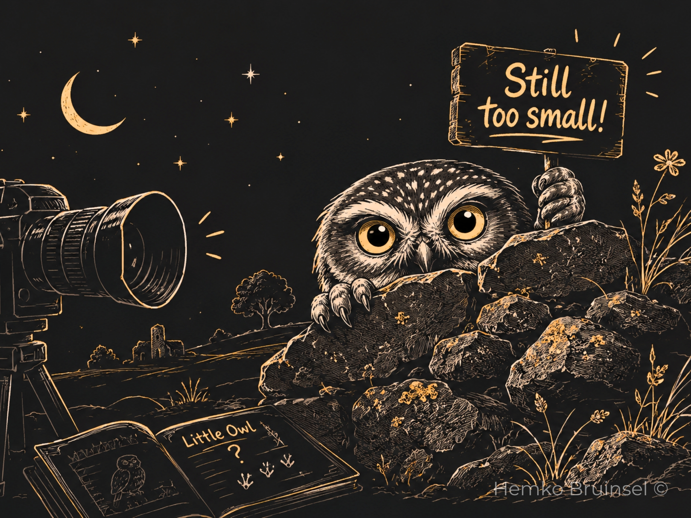 Chouette chevêche | Steenuil | Little Owl